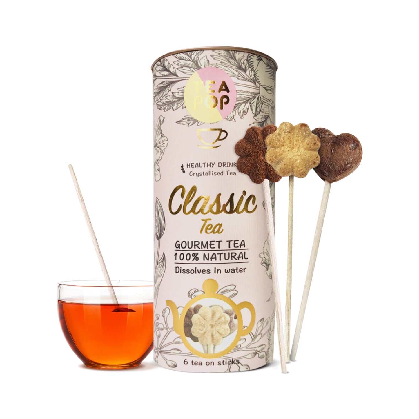 New Classic Blends Gift Pack, 6 Assorted blends of Tea-Pop in one pack.