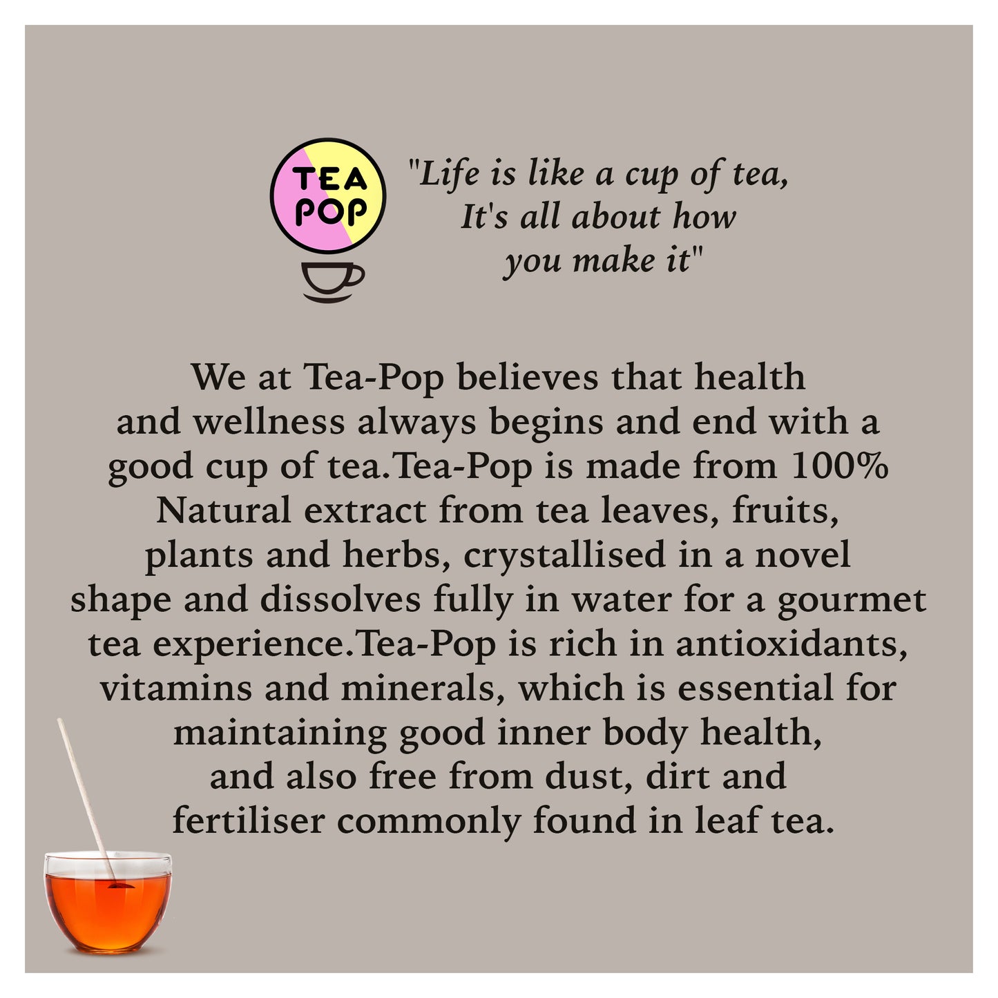 New Classic Blends Gift Pack, 6 Assorted blends of Tea-Pop in one pack.