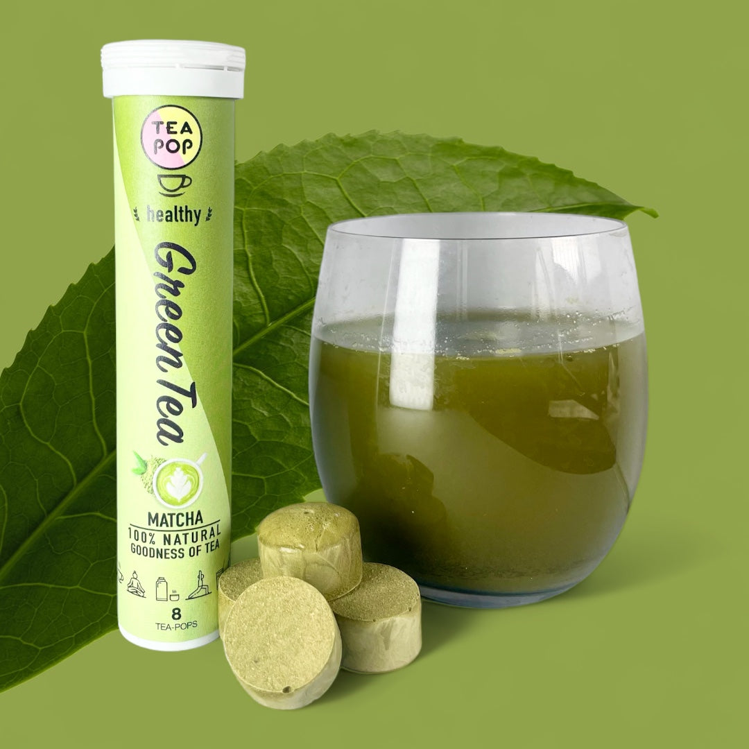 Matcha Green Tea-Pop, 100% Natural Quick Brewing Gourmet Tea.