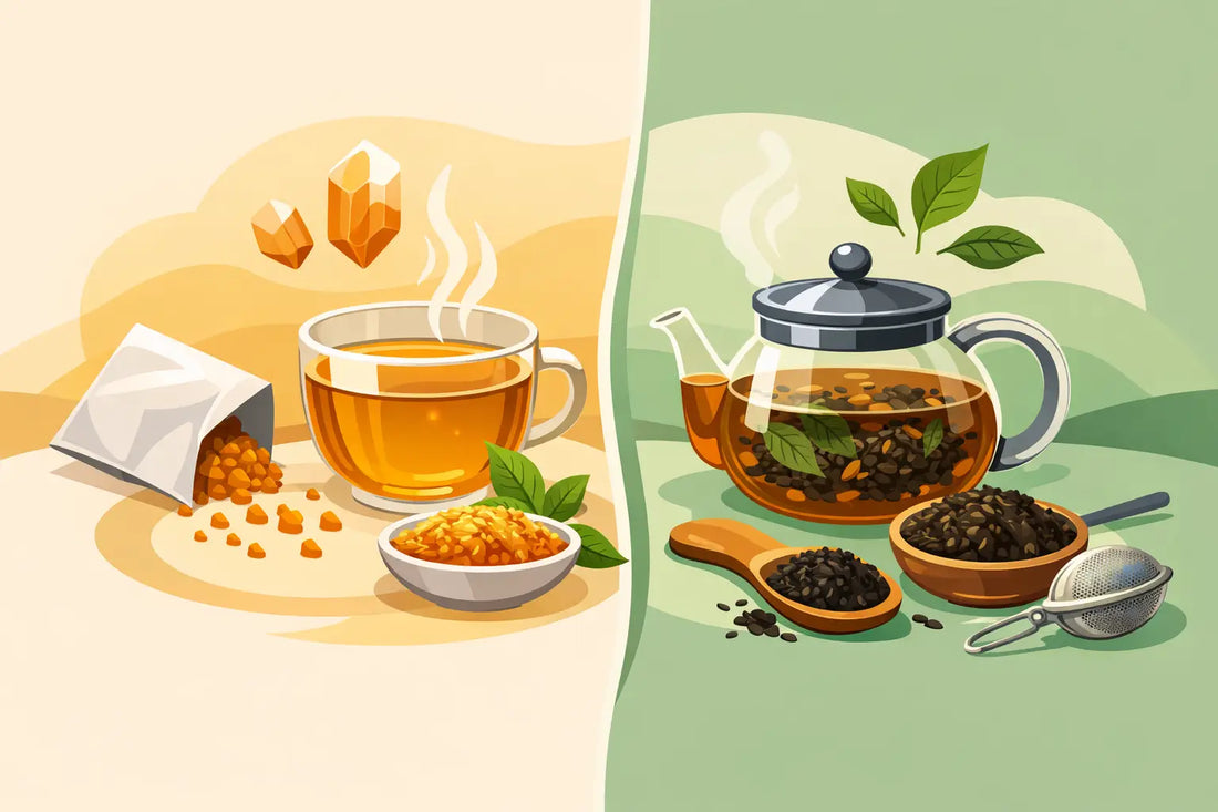 Crystallized Tea vs Loose Leaf: Which Fits?