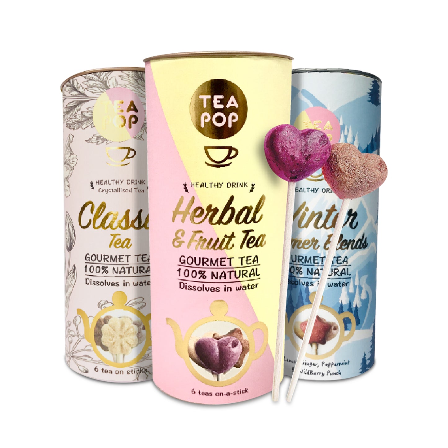 Ultimate Tea-Pop Gift Set: Classic, Herbal & Fruit, Winter Warmer Collections