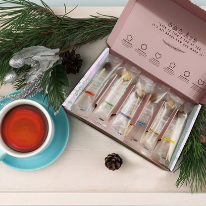 Unique Gift Box Set, 18 Tea-Pop Sticks, Assortments of fruity, herbal and classic tea blends.