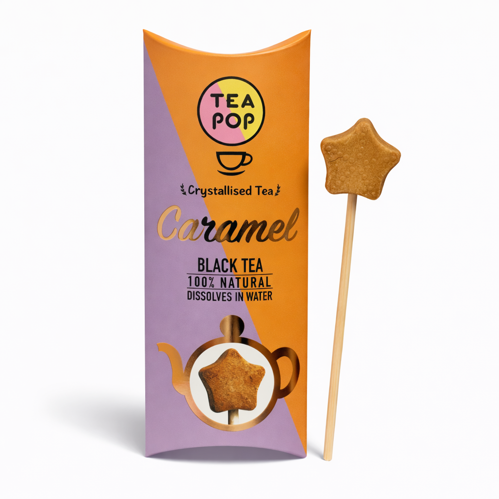 Crispy Caramel TEA On-A-Stick! / 20x sticks Tray / Wholesale price