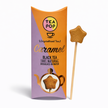 Crispy Caramel TEA On-A-Stick! / 20x sticks Tray / Wholesale price