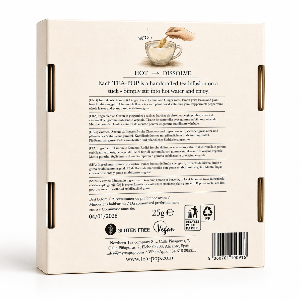 Eourpean Inspired Gift Box - Herbal Infusion