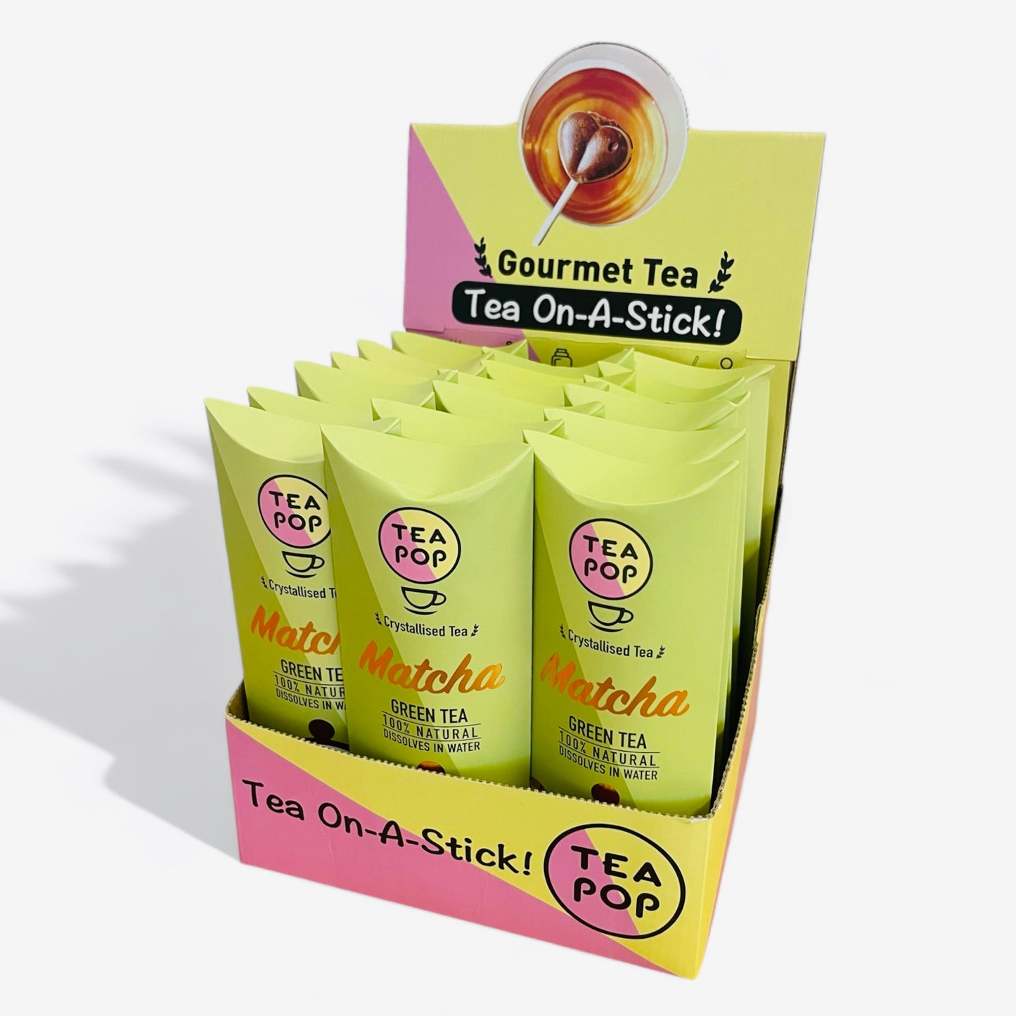 Matcha  Green TEA On-A-Stick! / 20x sticks tray / Wholesale Price