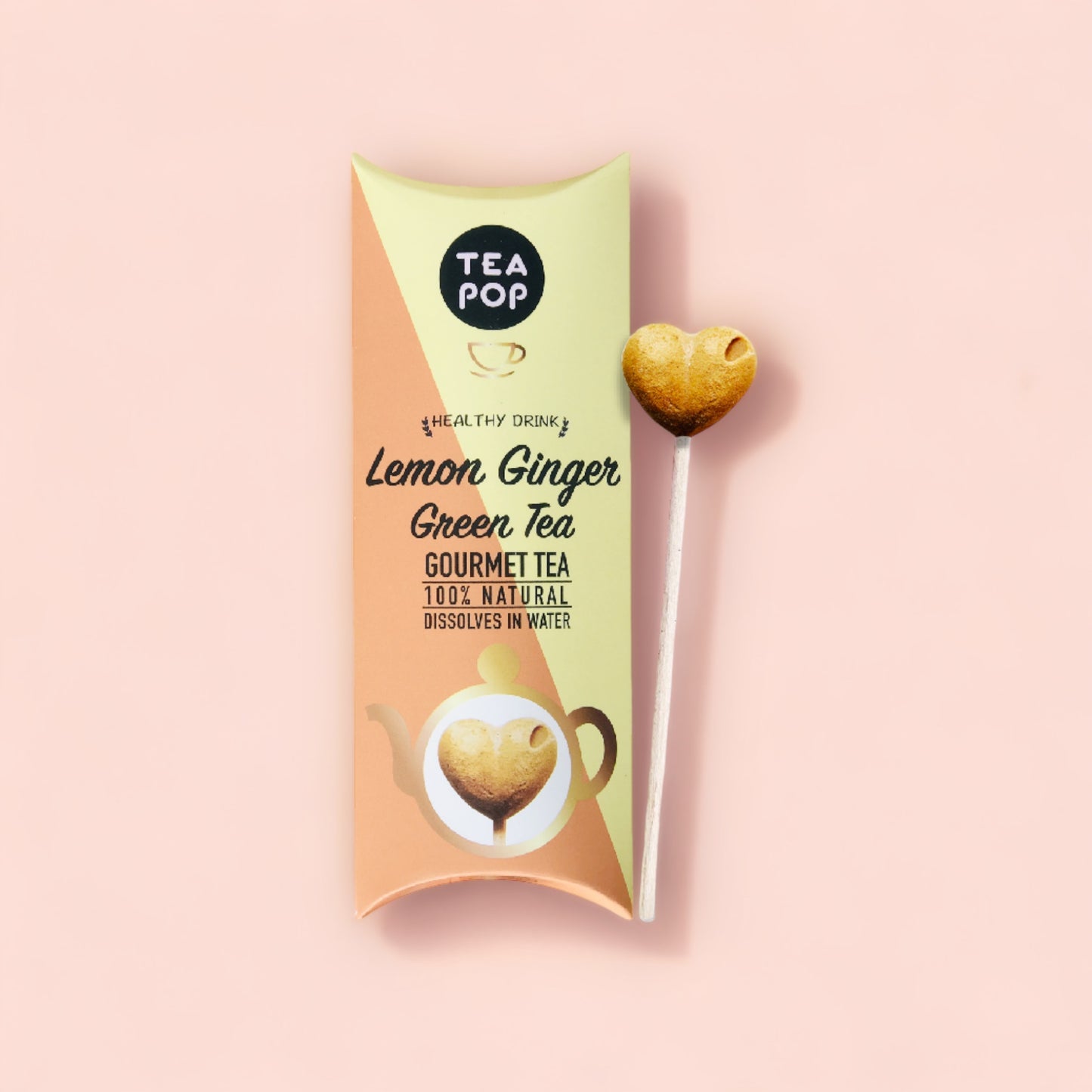 Lemon Ginger TEA On-A-Stick! / 20x sticks tray / Wholesale Price