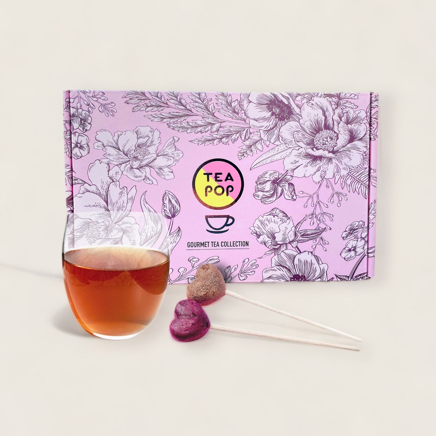 Gift Box Tea-Pop Sticks, 6 of Our Favourite Blends, 18 sticks per box