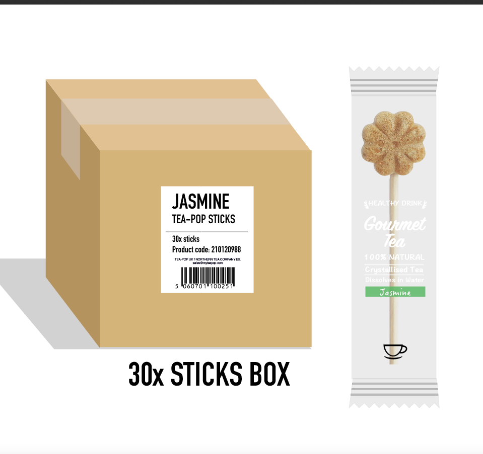 Jasmine Green Tea-Pop Sticks / 30 sticks box / wholesale price.