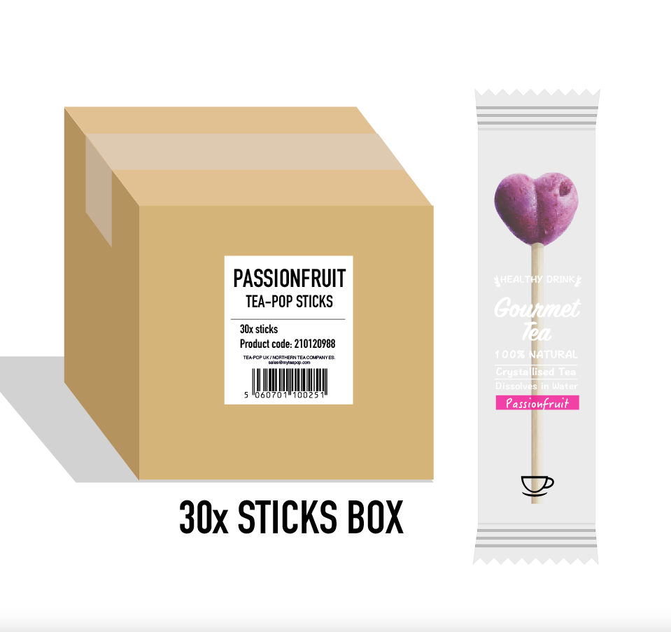 Passion Fruit Tea-Pop Sticks / 30 sticks box / wholesale price.