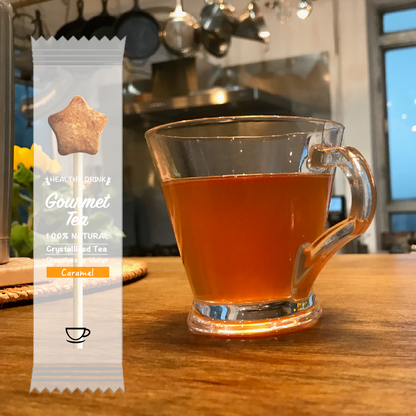 Caramel Tea-Pop Sticks / 30 sticks box / wholesale price.