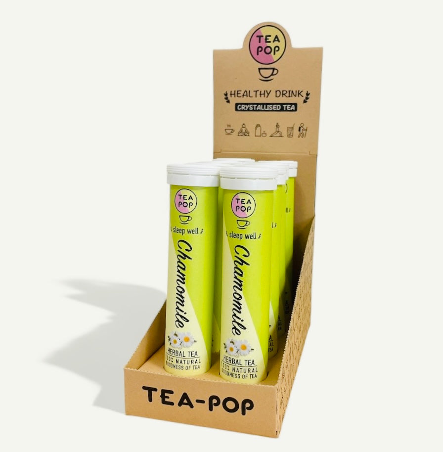 Chamomile Herbal Tea-Pop, 100% Natural quick brewing gourmet Tea – TEA-POP