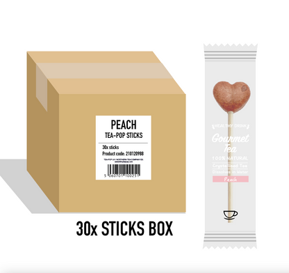 Peach Tea-Pop Sticks / 30 sticks box / wholesale price.