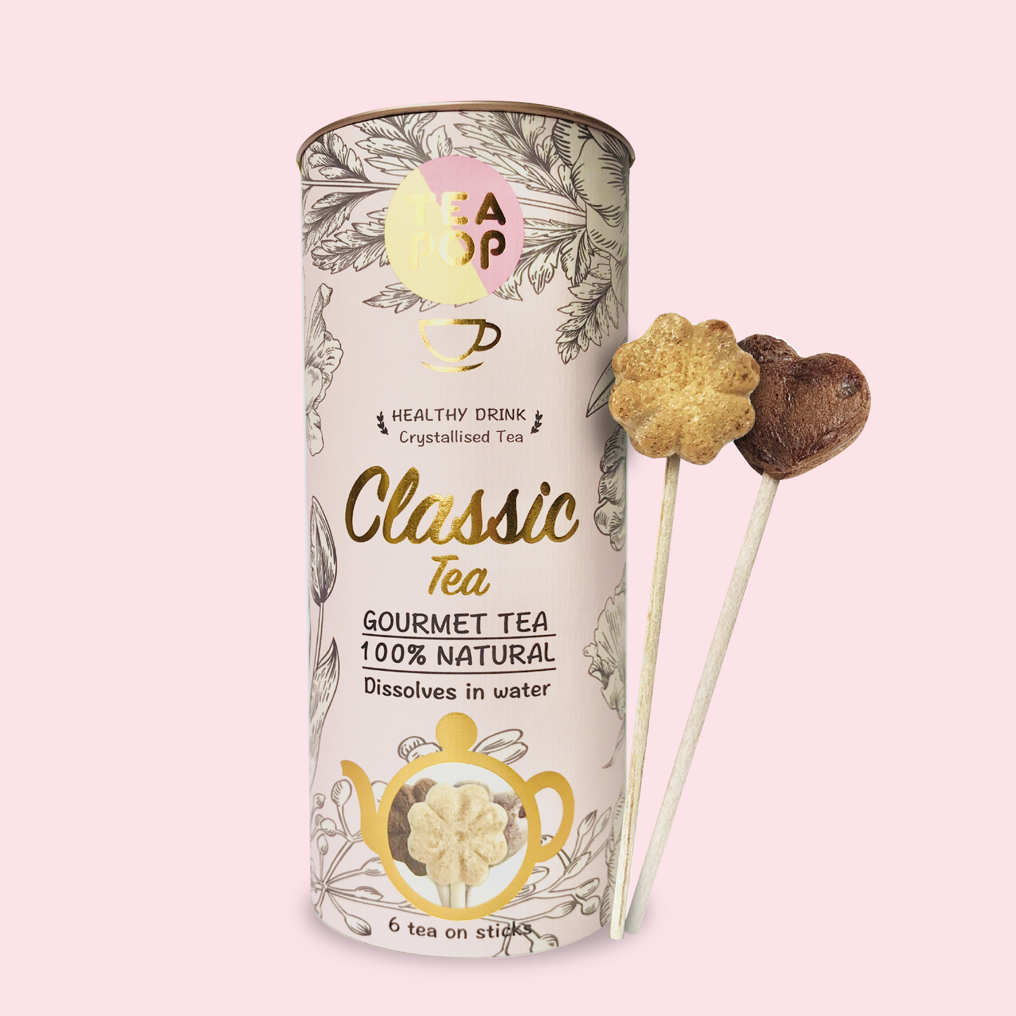Classic Blends Tea-Pop, 3 Classic blends, Dissolves in Water