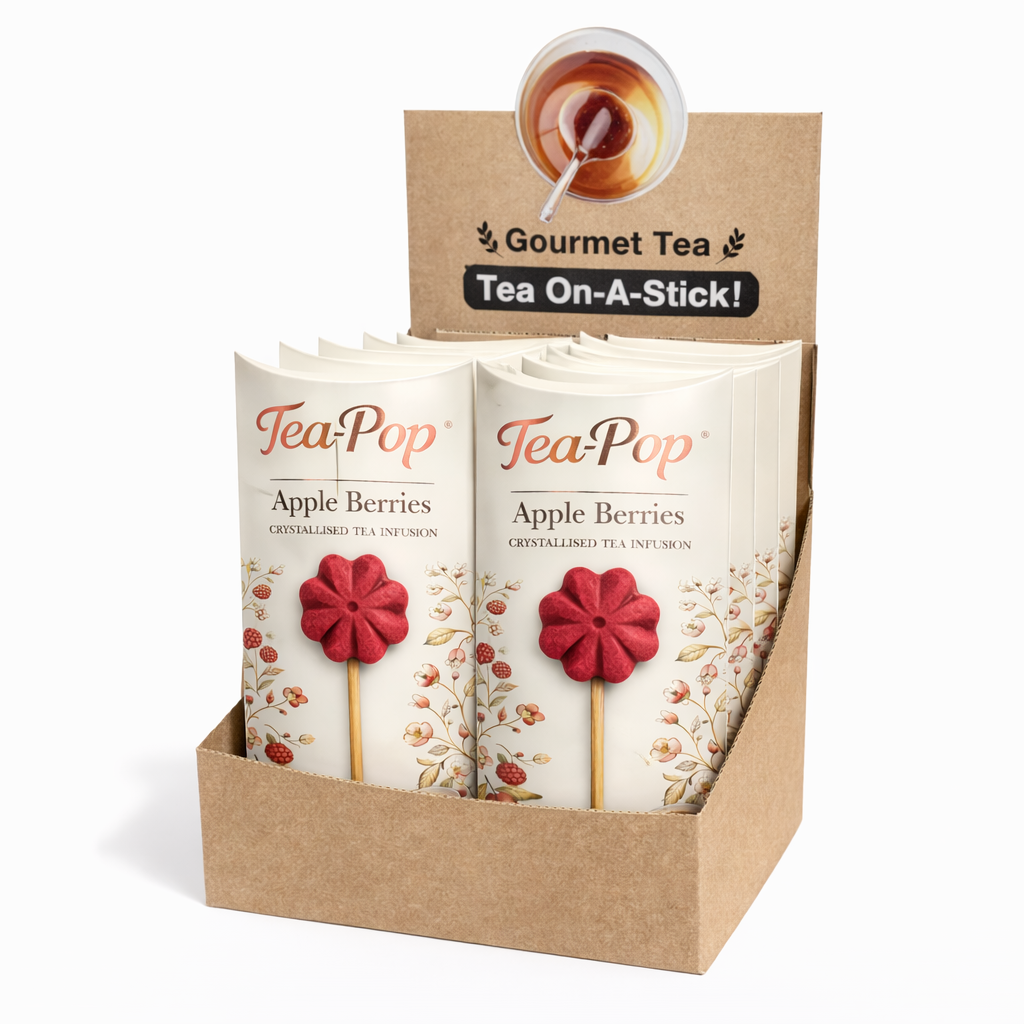 AppleBerry TEA On-A-Stick! / 20x sticks tray / Wholesale Price