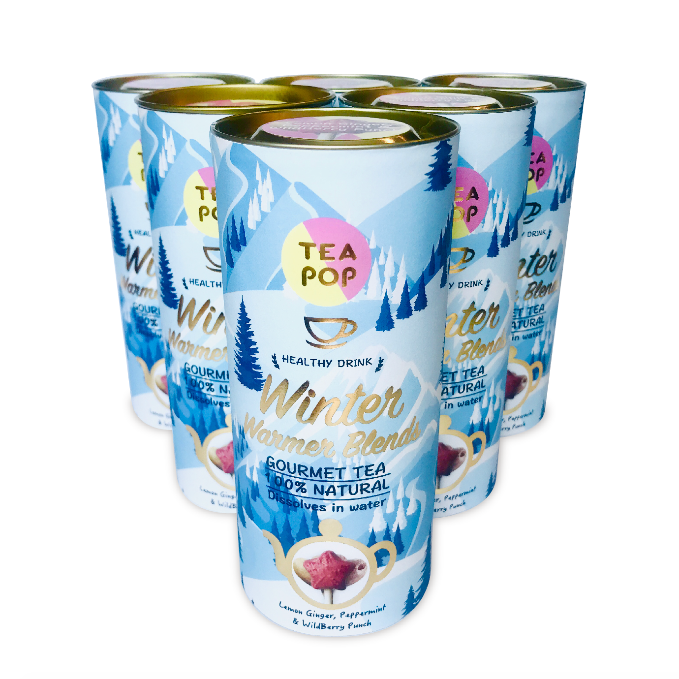 Winterwärmer TEA On-A-Stick! / Verschiedene Mischungen / Großhandelspreis
